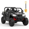 24V 4WD 2-Seater Kids Electric Dump Truck, 4×200W Motors, Remote Control, LED Lights, Music, Dump Bed & Shovel - 2 of 4