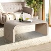 CAVINAS Minimalist Wood Texture Coffee Table for Living Room,Retro Rectangular Center Table,Living Room Furniture - 2 of 4
