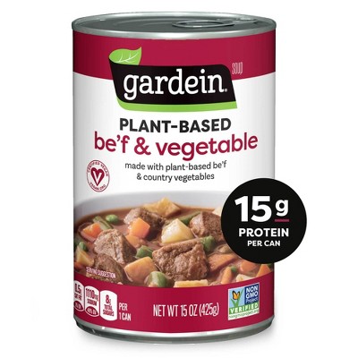Gardein Plant Based Be'f and Vegetable Soup - 15oz