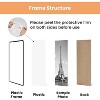 Attop 16x20 Picture Frame Black 3 Pack, Scratch-Proof Poster Frames 16 x 20 for Photo Gallery - Slide-In Strips - 4 of 4