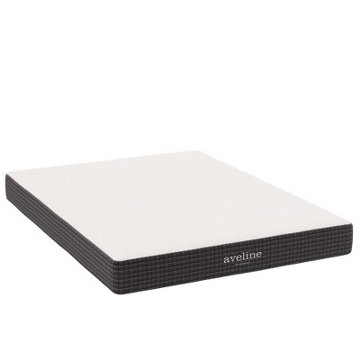 Modway Aveline 8 Queen Mattress – Cooling Gel-Infused Memory Foam Mattress with CertiPUR-US Certified Foam and Pressure Relief Support