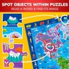 Puzzles for Kids Ages 4-6 – 3 Pack 100 Piece Floor Puzzles for Kids 8-10 Year Old – Learning Games 5-7 – United States Educational Puzzles Toddler 3-5 - 4 of 4
