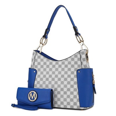 MKF Collection Penelope Circular Print Women’s Shoulder Bag with matching wallet by Mia K