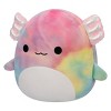 Squishmallows 11" Tinley Rainbow Tie-Dye Axolotl Little Plush - 4 of 4