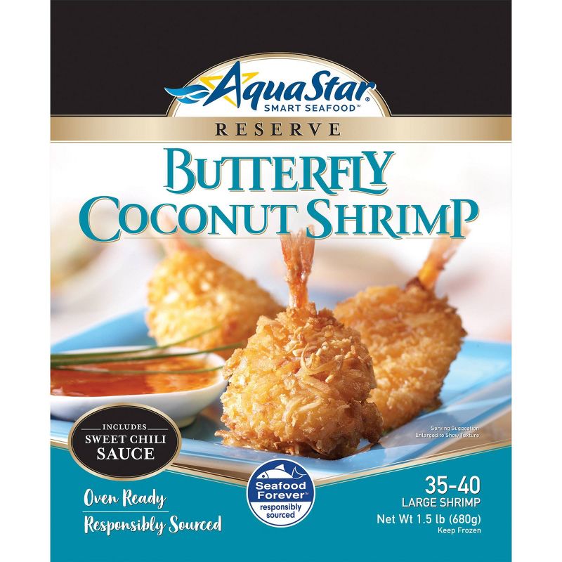 Aqua Star Coconut Breaded Shrimp - Frozen - 24oz, 1 of 4