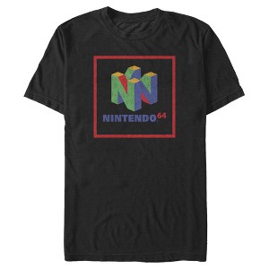 Men's Nintendo Classic N64 Logo Frame T-Shirt - 1 of 4