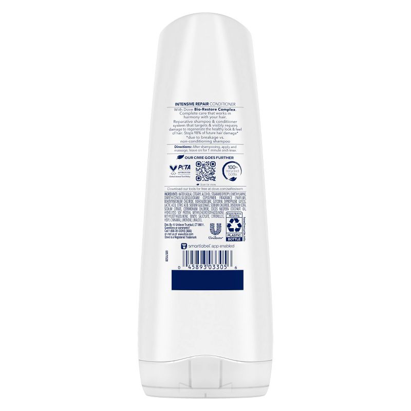 Dove Beauty Intensive Repair Conditioner for Damaged Hair, 3 of 7
