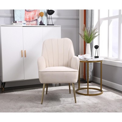 Upholstered Fabric Accent Chair for Living room