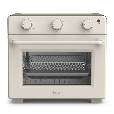 bella Air Fryer Toaster Oven Oatmilk: 12-Slice Countertop Combo, Automatic Shut-Off, Cool Touch, 1700W, Includes Accessories