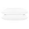 Delara 100% Organic Cotton Percale Weave Pillowcase Set of 2, 400TC GOTS Certified, Smooth & Moisture-Wicking Pillowcases - 2 of 4