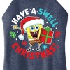 Women's - SpongeBob SquarePants - Have A Swell Christmas Graphic High Neck Tank - 2 of 4