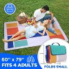 SCUDDLES Picnic Blanket Extra Large, 3-Layer Waterproof, Carry Strap - SCPRGM - 3 of 4