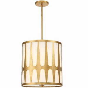 Crystorama Lighting Royston 4 - Light Pendant in  Antique Gold - 1 of 4