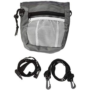 Dog Treat Bag- 4-Way Wear Pouch with Drawstring Closure for Training or Walking- Holds Treats, Cell, Keys, Bags, Pet Toys and Supplies by Petmaker - 1 of 1