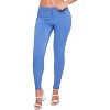 YMI Women's Hyper Stretch Mid-Rise 5 Pocket Slim Fit Skinny Jeans - 2 of 4