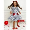 Dressed With Love Sequin Heart Skater Dress Mia Belle Girls - 2 of 4