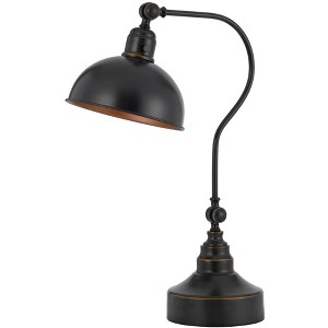 Cal Lighting Industrial adjustable metal downbridge desk lamp with half dome metal shade - 1 of 4