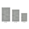 Lux Premium 100% Cotton  Ultra-Soft Tufted Solid Reversible 3 Piece Bath Rug Set, Water-Absorbent, Durable, Machine Washable Bathroom Rug - 2 of 4