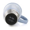 Mr. Coffee Coupleton Dot 4 Piece 15 Ounce Stoneware and Stainless Steel Travel Mug Set with Lid in Blue - 3 of 4
