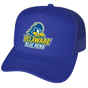 University Of Delaware Primary Logo Foam Trucker Cap Royal Os - 1 of 4