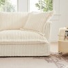NicBex Couches for Living Room 4 Seater Deep Seat Comfy Sofa Couch Modern Corduroy Upholstered Slipcovered Sofa Couch, Cream - 4 of 4