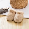 MyKids-USA Newborn Baby Solid Color Plush Warm Shoes Outfits In Autumn & Winter - 4 of 4