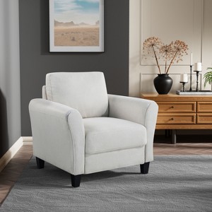 Lifestyle Solutions Willow Chair Woven Oyster - 1 of 4