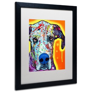 Trademark Fine Art -Dean Russo 'Great Dane' Matted Framed Art - 1 of 4