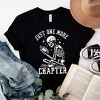 Simply Sage Market Women's One More Chapter Skeleton Short Sleeve Graphic Tee - 3 of 4