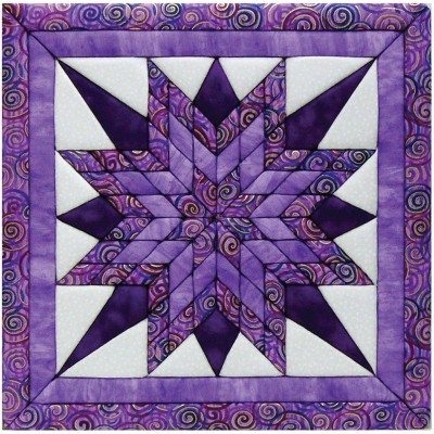 Quilt-Magic No Sew Wall Hanging Kit-Starburst