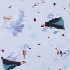 Disney Frozen Winter Cheer Lavender, Aqua, Green and White Anna, Elsa and Olaf Deluxe Easy Fold Toddler Nap Mat - 3 of 4