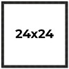 PosterPalooza | 24x24 Thin Barnwood Picture Frame, UV Acrylic, 2 Finishes - Grey and Black - 2 of 4