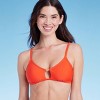 Women's Beaded Keyhole Bralette Bikini Top - Shade & Shore™ Red - image 3 of 4