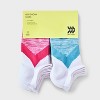 Girls' 6pk No Show Socks - All In Motion™ White - image 2 of 3