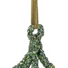 Northlight 6.5" Green 3-D Glittered Iron Wire Finial Christmas Ornament - 3 of 3