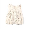 Girl Baby's Muslin Romper - VIVERANO Organics - image 2 of 2