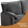 800LBS Down filled sofas, 60 inch minimalist sofa, with multiple colors in the living room - Leovsnove - 4 of 4