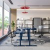Seville Classics airLIFT 48" Tempered Glass Top Desk with Drawer - 4 of 4