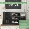 TV Stand for 65 Inch TVs Entertainment Center with Storage Cabinets Modern Media Console Table Wood Design for Living Room Bedroom Office - 2 of 4