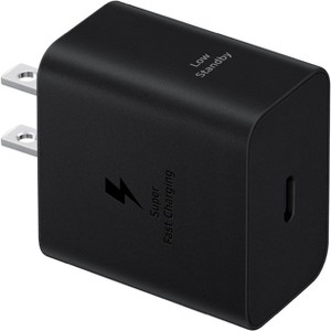 Samsung Official 45W USB-C Super Fast Charging Wall Charger (Black) - 1 of 4