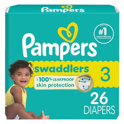 Pampers Swaddlers Sensitive Disposable Diapers - (Select Size and Count)