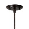 Minka Lavery Iron Oxide Mini Pendant 5 1/2" Wide Rustic Venetian Scavo Oblong Glass Shade for Dining Room House Kitchen Island - 4 of 4