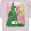 Wicked Part One Elphaba & Glinda Graphic Women's Pink Crew Neck Short Sleeve T-shirt - 4 of 4