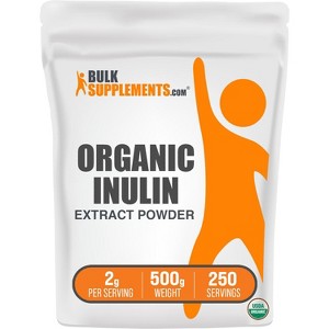 BulkSupplements Organic Inulin Extract Powder - 1 of 4