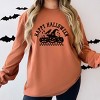 Simply Sage Market Happy Halloween Arch Distressed Garment Dyed Long Sleeve - 2 of 4