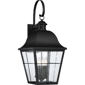 Millhouse 1-Light Mystic Black Outdoor Wall Lantern - 1 of 4