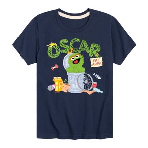 Boys' - Sesame Street - Oscar Short Sleeve Graphic T-Shirt - 1 of 4