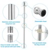 Unique Bargains Stainless Steel Tangle Free Rings Wall-Mounted Outdoor Flag Pole Without Bracket 1 Pc - 3 of 4