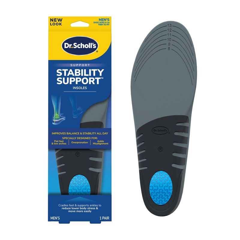 Dr. Scholl&#39;s Stability Support Insoles - Men&#39;s Shoe Size 8-14 - 1 Pair, 1 of 14