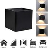 Runesay Black Modern LED Wall Sconce Lighting Fixtures Aluminum 10W Warm White 3000k Up and Down Indoor Lighting, Not Dimmable - 2 of 4
